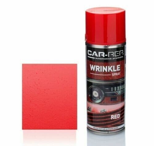 RED Wrinkle Finish Spray Paint High Temperature 120 C 400ml 1