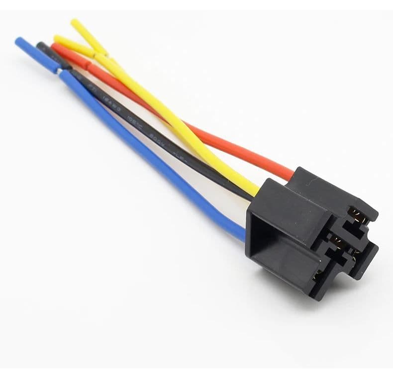 Relay Plug Connector 5 Pin 3 Pin Replacement Wired Holder Socket Car ...
