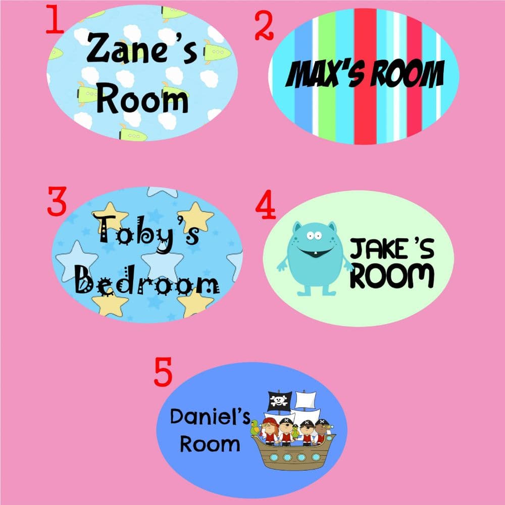 Kids Childrens Childs Bedroom Door Name Plate Plaque Plack Sign