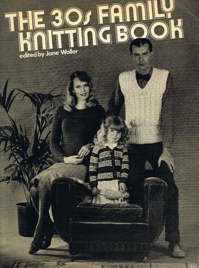 30's Family Knitting Book WALLER, Jane