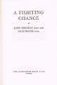A Fighting Chance (The Companion Book Club Collector's De Luxe Edition) RIDGEWAY, Captain John & BLY