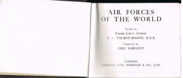 Air Forces of the World TALBOT-BOOTH, E.C.