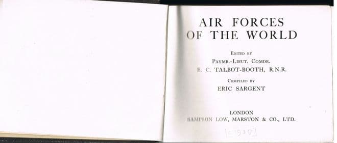 Air Forces of the World TALBOT-BOOTH, E.C.