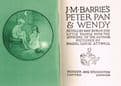 BARRIE, J. M. (Re-told by May Byron)  Peter Pan & Wendy