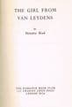 BLACK, Hermina The Girl from Van Leydens (romance book club edition)