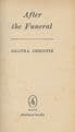 CHRISTIE, Agatha After the Funeral (Fontana Books) 1st thus