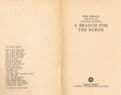 CREASEY, John (writing as Anthony Morton, Creator of the Baron)  A Branch for the Baron (Corgi Crime