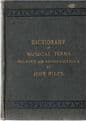 Dictionary of Musical terms,