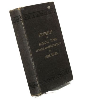 Dictionary of Musical terms,