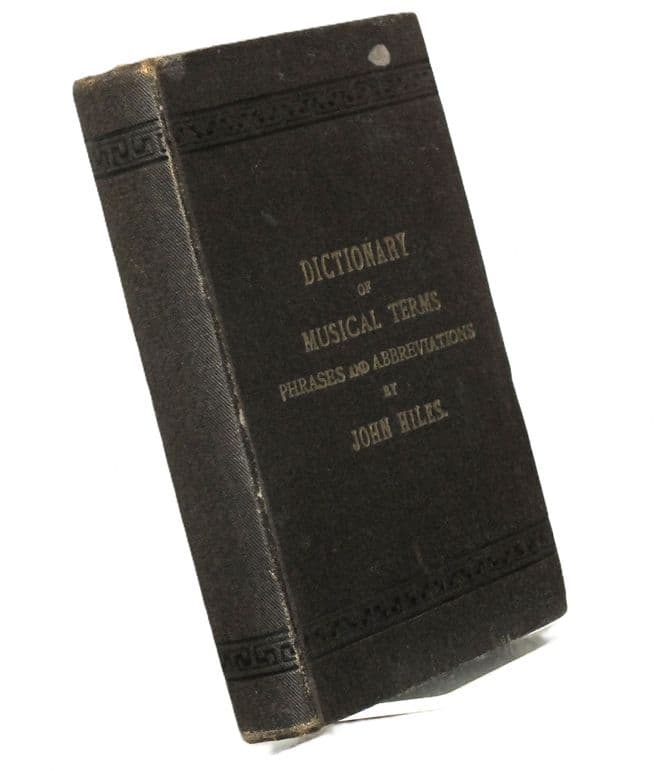 Dictionary of Musical terms,