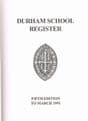 Durham School Register : Fifth Edition to March 1991 BATY, D (M.D, O.D) & GEDYE, N.G.E. GEDYE (M.A.)