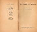 DURRELL, Lawrence The Dark Labyrinth (ACE Book H211)