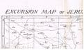 Guide to Jerusalem Pictorial Map, Middle Judea Excursion map and Palestine and Syria Map  HOLLIDAY,