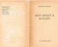 HEYER, Georgette  Why Shoot a Butler ( A Panther Book 1577)