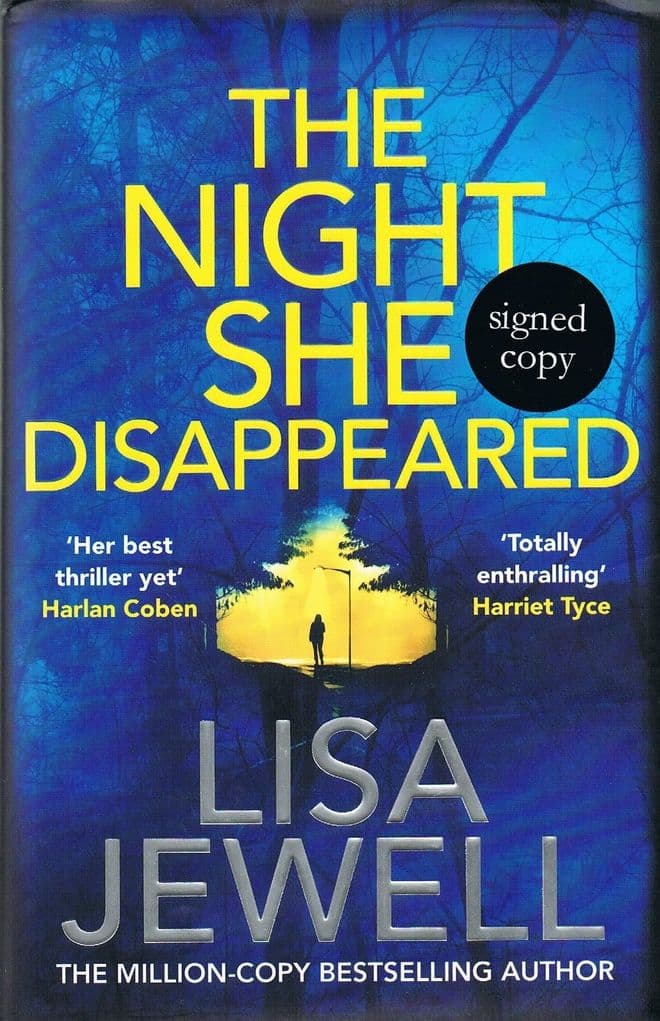 JEWELL, Lisa  The Night She Disappeared  (signed first edition)
