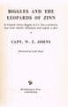 JOHNS, Captain W.E  Biggles and the Leopards of Zinn (56) - Brock Books