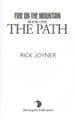 JOYNER, Rick  The Path (Fire on the Mountain - Book One)