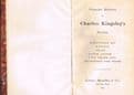 KINGSLEY, Charles  Kingsley's Novels