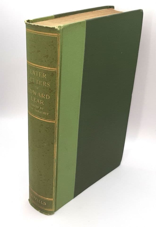 Later Letters of Edward Lear  LEAR, Edward, STRACHEY, Lady (edit.)