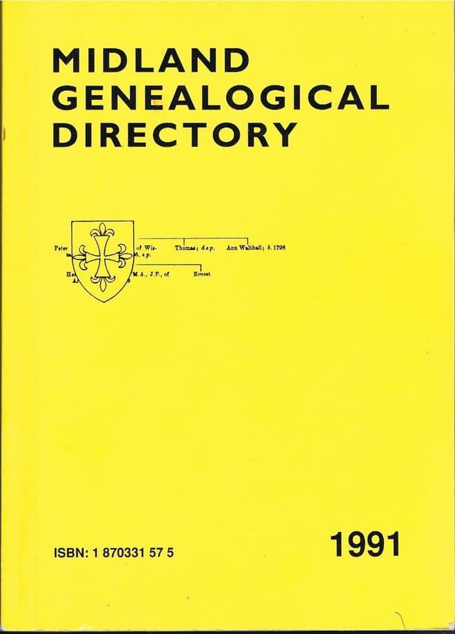 Midland Genealogical Directory 1991