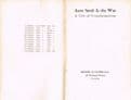 MYNELL, Wilfred  Aunt Sarah & the War A Tale of Transformations