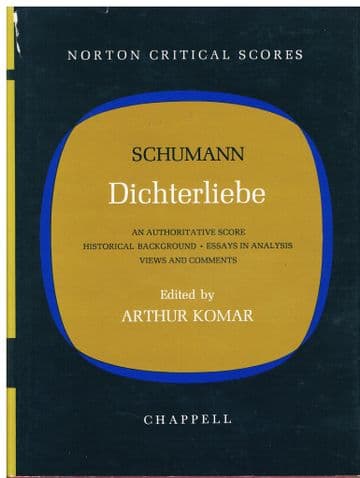 Schumann's "Dichterliebe" (Norton Critical Scores) Arthur J Komar (edit)