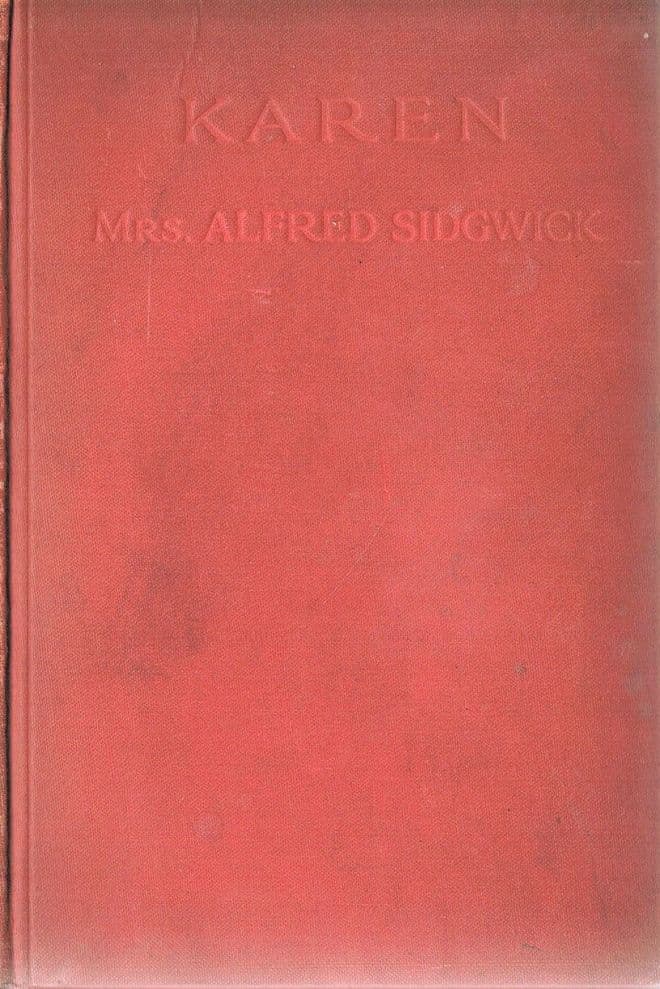 SIDGWICK, Alfred (Mrs)  Karen