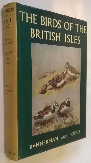 The Birds of The British Isles Vol 9 ( IX ) Scolopacidaes Bannerman & Lodge