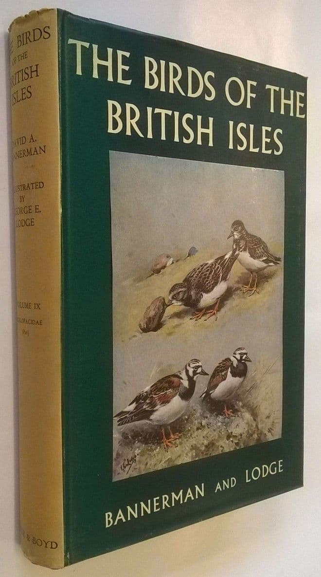 The Birds of The British Isles Vol 9 ( IX ) Scolopacidaes    Bannerman & Lodge