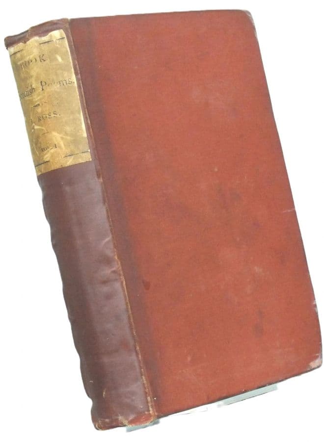 The Book of Scottish Poems. Ancient and Modern. Two Volume Set  ROSS, J. (Editor)