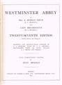 The Westminster Abbey Guide  Murray Smith A & Birchenough Lady
