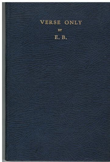Verse Only by E.B. Edmund Burke