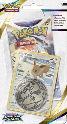Pokemon Brilliant Stars Booster Pack Blister (Eevee)