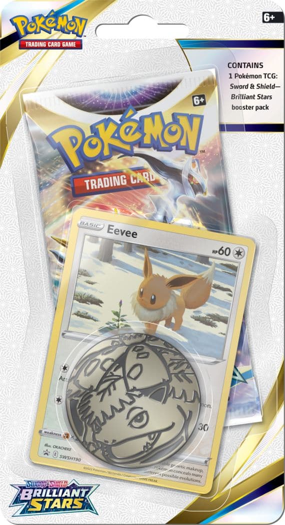 Pokemon Brilliant Stars Eevee Booster Blister
