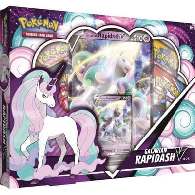 Pokemon Galarian Rapidash V Box