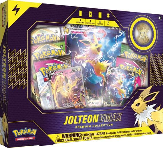 Pokemon Jolteon VMAX Premium Collection Box