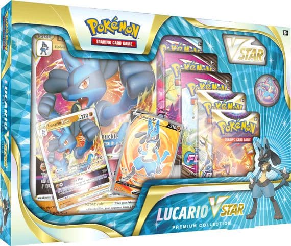 Pokemon Lucario VSTAR Premium Collection Box | Neo Cards & Collectables