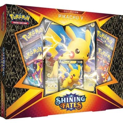 Pokemon Shining Fates Pikachu V Box