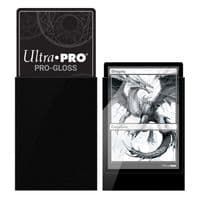 Ultra PRO Black Gloss Standard Deck Protector Sleeves (50)