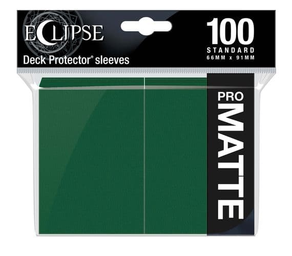 Ultra PRO Eclipse Matte Standard Sleeves (100) - Forest Green
