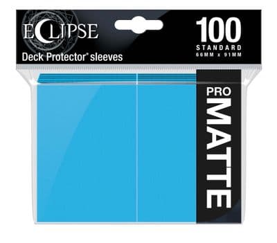 Ultra PRO Eclipse Matte Standard Sleeves (100) - Sky Blue