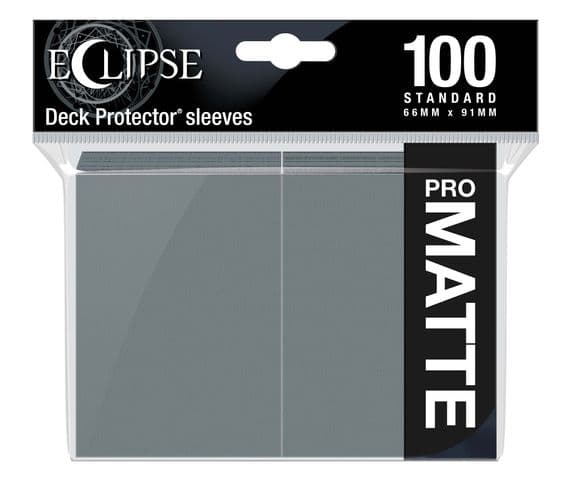 Ultra PRO Eclipse Matte Standard Sleeves (100) - Smoke Grey