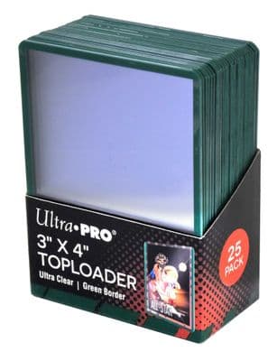 Ultra PRO Green Border Toploaders (3