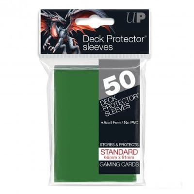 Ultra PRO Green Standard Deck Protector Sleeves (50)