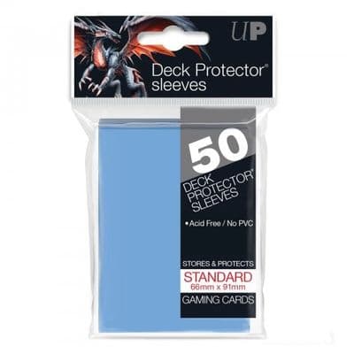 Ultra PRO Light Blue Standard Deck Protector Sleeves (50)