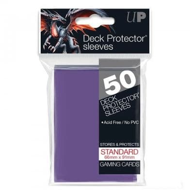 Ultra PRO Purple Standard Deck Protector Sleeves (50)