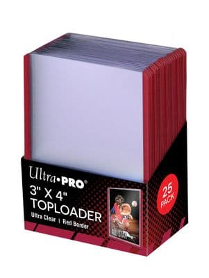 Ultra PRO Red Border Toploaders (3