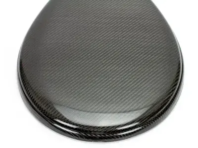 AQUACLOAK Carbon Fibre Effect ( Gloss ) Toilet Seat