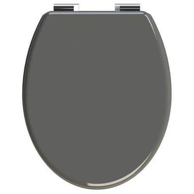 AQUACLOAK High Gloss Anthracite Toilet Seat