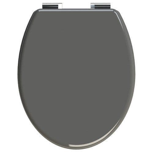 AQUACLOAK High Gloss Anthracite Toilet Seat